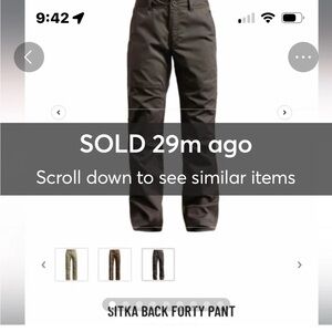 Sitka Back Forty Pant